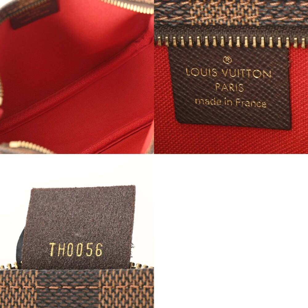LOUIS VUITTON Brown Damier Canvas Pouch - Picture 11 of 11
